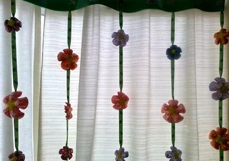 tornado Moral Consulado Cómo hacer cortinas de flores con Pet | Manualidades para niños