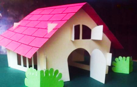 Cómo hacer una casa de cartón | Manualidades para niños