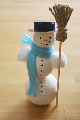 Cómo hacer tu propio muñeco de nieve para decorar esta Navidad (por menos de 100 pesos)