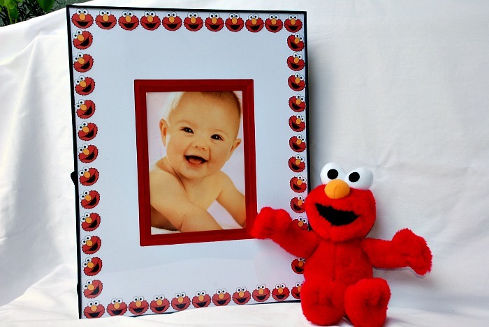 Centímetro boca tapa Cómo hacer un portaretrato de Elmo | Manualidades para niños