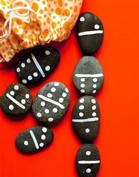 Joseph Banks arcilla Banco de iglesia Cómo hacer un dominó con piedras | Manualidades para niños