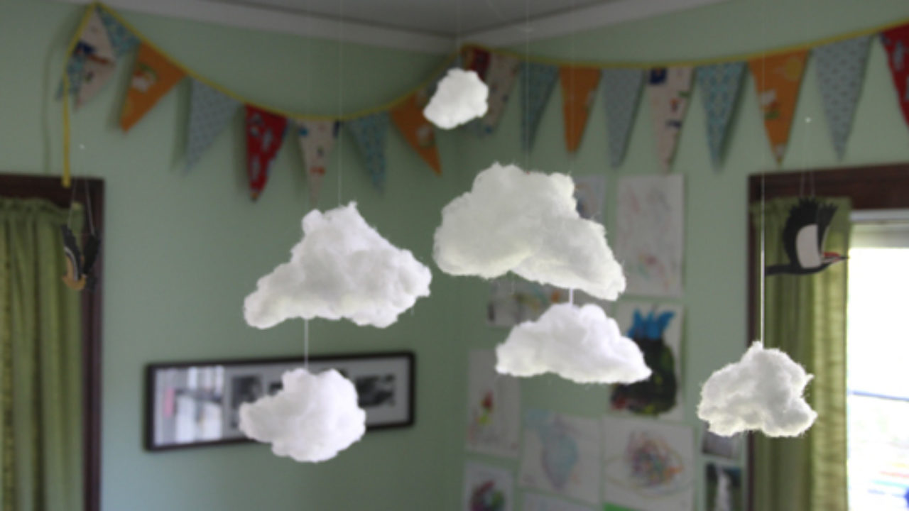 Distracción Puñado recoger Cómo hacer nubes con algodón | Manualidades para niños
