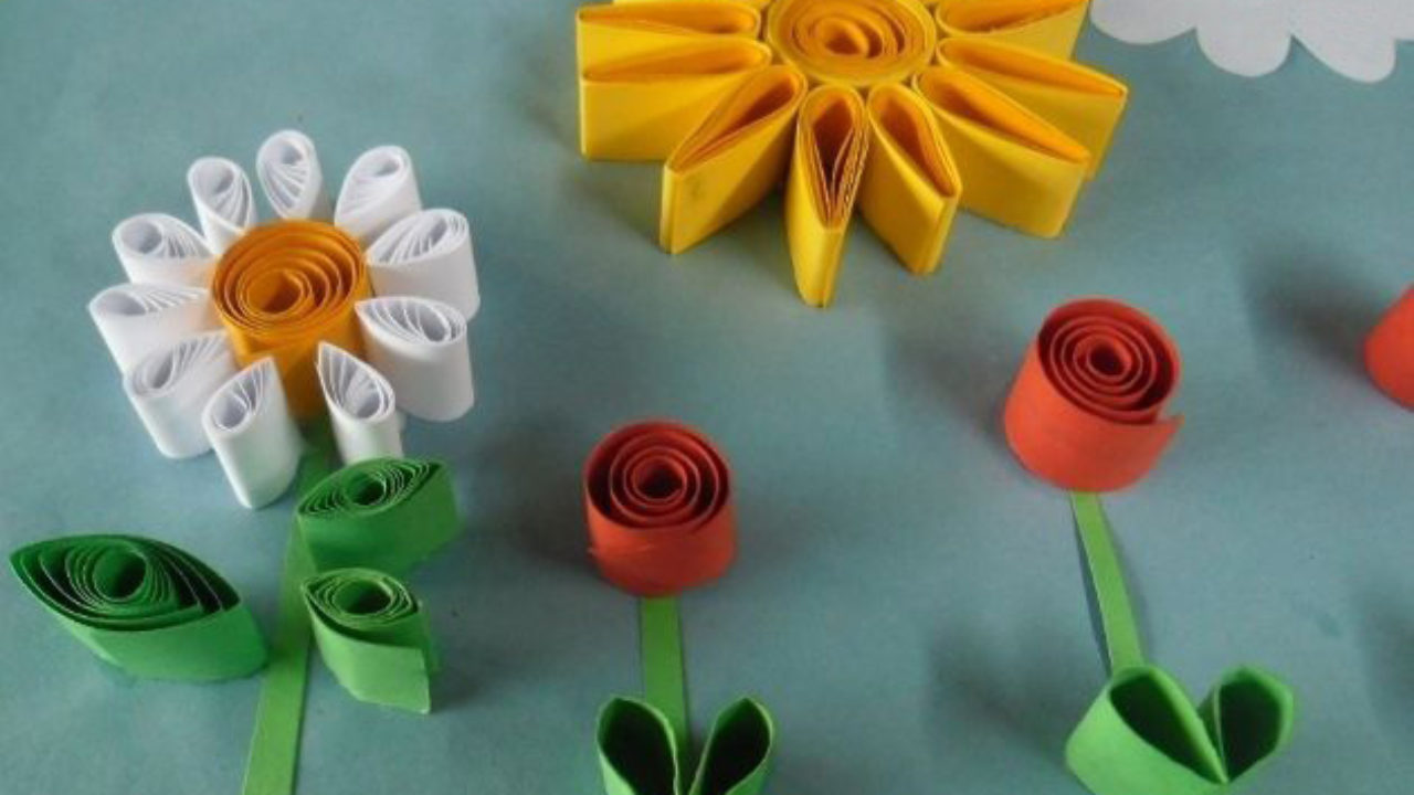 Cómo hacer flores de papel para obsequios | Manualidades para niños