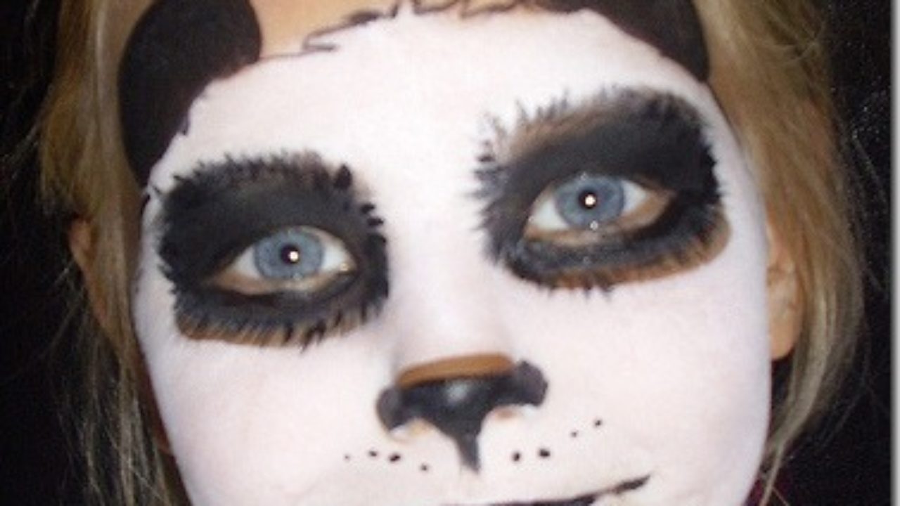 Grillo Magistrado vitalidad Maquillaje de oso panda | Manualidades para niños