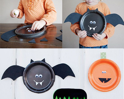 Cómo hacer murciélagos para Halloween | Manualidades para niños