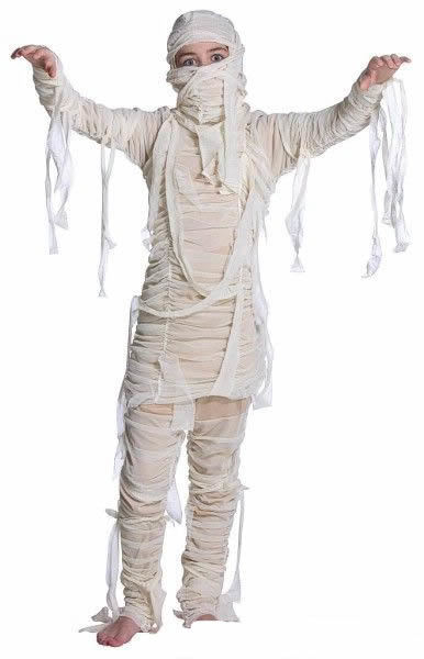 Folleto esférico Adolescente Disfraz de momia para Halloween | Disfraces para niños
